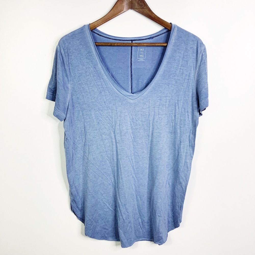 Me to We Thin Blue Baggy V-neck